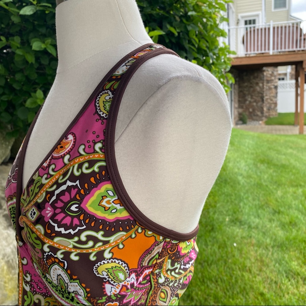Athleta Racer Back Tank Top Multi Color Medium - Picture 9 of 15